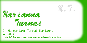 marianna turnai business card